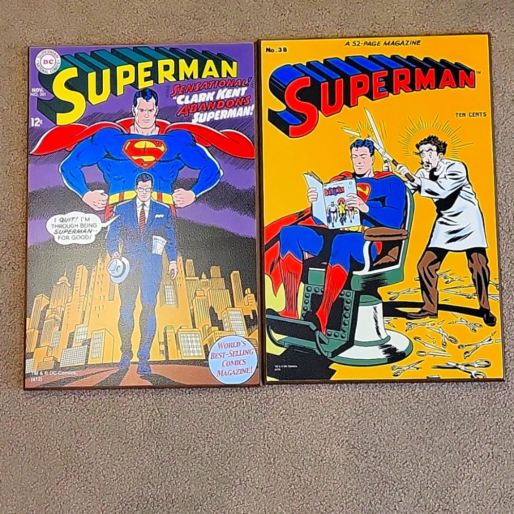 Superman Wooden Wall Art